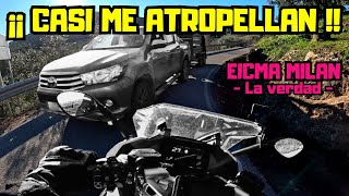 SUSTO EN MOTO  EXPERIENCIA EICMA MILAN 2023 [upl. by Emory]