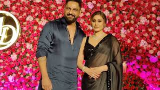 Shefali Jariwala With Husband Parag Tyagi at Arti Singh Dipak Chauhan Sangeet ceremony [upl. by Odnanref]