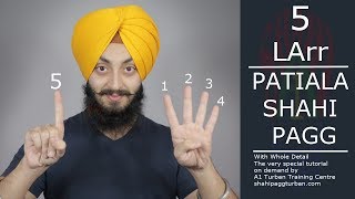 Patiala Shahi Pagg  With Whole Detail  5 Larr [upl. by Wexler]