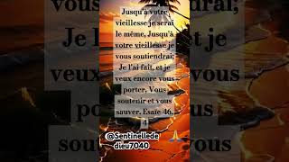 Verset biblique Esaïe ch46 verset 4 Merci mon Dieu 🙏 [upl. by Miksen]