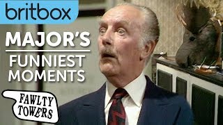 Majors Funniest Moments  Fawlty Towers [upl. by Epolenep39]