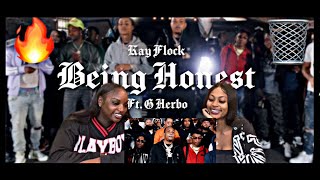 Kay Flock Being Honest Remix Ft G Herbo Official Video REACTION [upl. by Natelson]