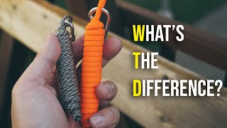 Nylon Vs Polyester Paracord  KNOW THE DIFFERENCE [upl. by Anairuy103]