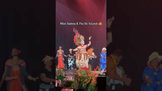 Miss Samoa amp Pacific Islands at FestPAC 2024 FestPAC2024 FestPACHawaii [upl. by Haseefan492]