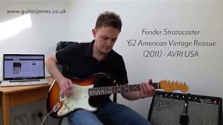 Fender Stratocaster 62 American Vintage Reissue 2011  AVRI USA [upl. by Inanak]