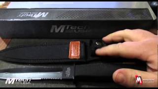 MTech USA MT225 Tactical Fixed Blade Product Video [upl. by Udelle958]