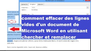 Word tutoriel comment supprimer les lignes vides [upl. by Elocn549]