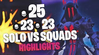 FiveSkill  SOLO VS SQUADS HIGHLIGHTS Fortnite Battle Royale [upl. by Nwonknu]