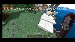 Minecraft Bedrock Edition 117  How to get achievement Whatever Floats Your Goat [upl. by Elyk]