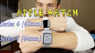 Apple Watch Series 4 40mm amp 44mm Unboxing and Comparison [upl. by Tehcac763]