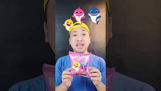 Snack Baby Shark asmr mukbang makansesuaiemoji babyshark pink [upl. by Athey638]