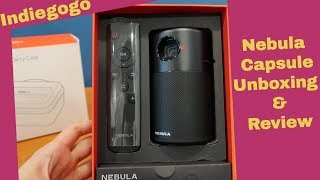 Nebula Capsule Portable Android 71 Projector  Indiegogo [upl. by Dranel854]