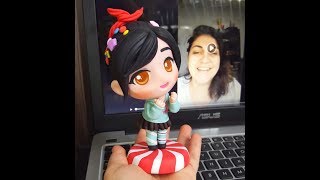 Live do dia 14092018  Vanellope com Molde Chibi 3D Bipartido [upl. by Alimhaj]