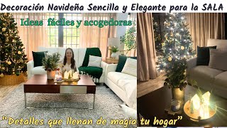 Decoración Navideña Sencilla para tu Sala 🎄💫 [upl. by Joseph151]