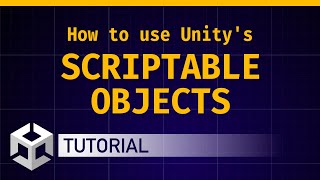 How to use Unitys Scriptable Objects UnityC 🇬🇧 tutorial [upl. by Trudy530]