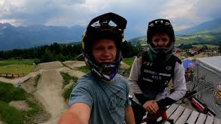 Crankworx Innsbruck Slopestyle  GoPro Course Preview with Erik Fedko and Tom Isted [upl. by Chance108]