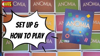 Anomia  Party Edition Set up and How to Play Party Board Game [upl. by Nyrhtac]