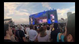 Brazil Rio de Janeiro  Copacabana Beach Concert and Walk 2 [upl. by Skill347]