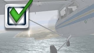 FSX Missions Flying Blind Across the Channel [upl. by Nohsauq889]