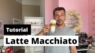 How to make a Latte Macchiato  short tutorial [upl. by Entwistle739]