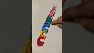 icouldbered satisfying art colors painting drawing popular trending easy trending 🔥🔥🔥🔥 [upl. by Ahgem876]