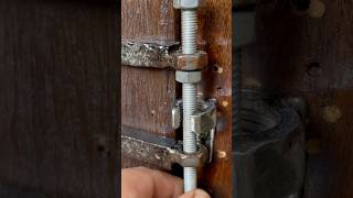 Simple idea with gate latch lock  mechanism lock  DIY  Craft design  Unique and creative [upl. by Sihtam]