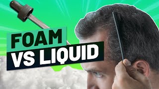 Rogaine Foam Vs Liquid  Which Works Better For Hair Loss [upl. by Ahearn528]