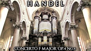 HANDEL  ORGAN CONCERTO F MAJOR Op 4 No 4  NOTREDAME DU FINISTÈRE BRUSSELS [upl. by Billye641]