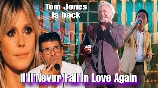 Unbelievable Voice Heidi cried this songs  Tom Jones  Ill Never Fall In Love Again [upl. by Jarus]