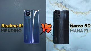 BANYAK YANG BINGUNG MILIH Realme 8i vs Narzo 50 apa bedanya [upl. by Wengert]