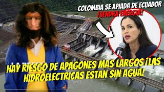 ECUADOR EN RI3SG0 DE QUEDAR EN T1N1EBLAS ¡NO HAY AGUA EN LAS HIDROELECTICAS APAGONES MAS LARGOS [upl. by Ahsiloc]