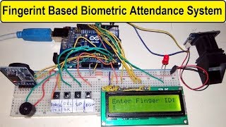 Fingerprint Based Biometric Attendance System using Arduino [upl. by Ferretti628]