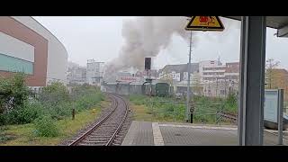 Bergischer Löwe Bahnhof Gummersbach Sonderfahrt nach Meinerzhagen 22102023 [upl. by Letrice]