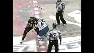 Brian McGrattan vs Nathan Perrott AHL [upl. by Eladnar947]