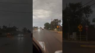 Rainy night in Glendive MT rainydays montana [upl. by Nerua]