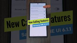 Samsungs new Calling Features  ONE UI 611 Update [upl. by Attenahs]