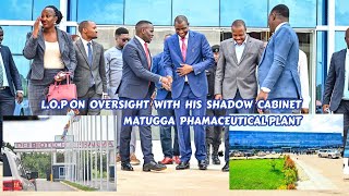 Leader of option Joel Ssenyonyi on oversight in Matugga pharmaceutical plant [upl. by Howund]