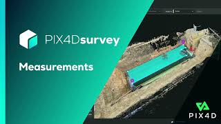 Pix4D  PIX4Dsurvey feature Measurements [upl. by Yekim]