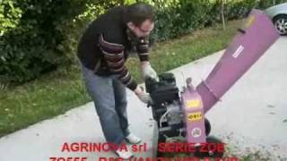 AGRINOVA  ZO555  BIO555  Biotrituratore  shredder Serie ZOE Prosumer [upl. by Pickar]