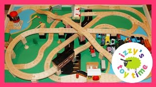 Thomas and Friends Wood Railway Play Table Toy trains and children and toddlers [upl. by Letsirk]