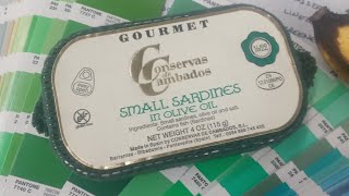 Conservas de Cambados small sardines review [upl. by Stephani673]