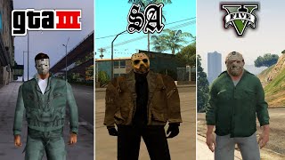 Jason Voorhees in GTA Games Evolution [upl. by Madoc]