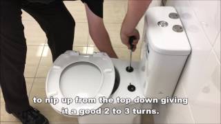 Fitting a Toilet Seat [upl. by Alanson]