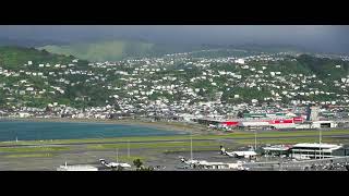 231114 Lyall Bay Wellington Airport Brooklyn wind turbine Lyall Bay Surf Cam Live [upl. by Travus126]