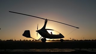 Autogyro Calidus cloud flight over Dubai [upl. by Linder781]