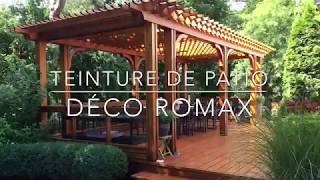 Le plus beau patio et pergola au Québec  Coup cœur Déco Romax 2018 [upl. by Virgy198]