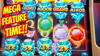 MEGA FEATURE Could this be our New Fu Dai Lian Lian game Clems Gems  casino slots 4k [upl. by Dominik]