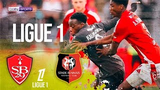 Brest vs Rennes  Ligue 1 HIGHLIGHTS  101924  beIN SPORTS USA [upl. by Galloway]