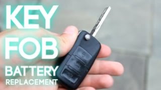 How To Replace A VW Key FOB Battery [upl. by Aneehsak]