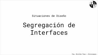 Segregación de interfaces [upl. by Agon]